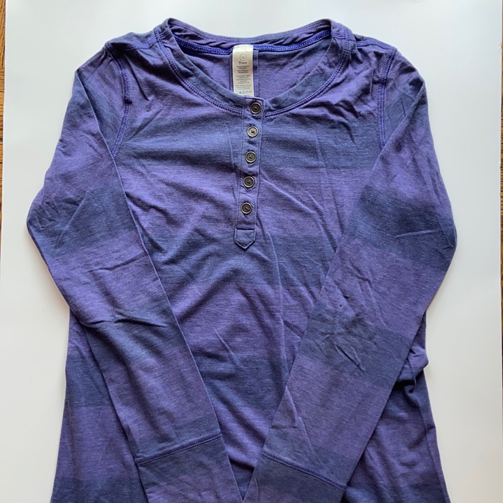ivivva purple striped long sleeve